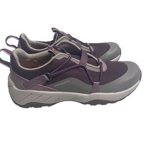 ROCKPORT Women’s Water Resistant Pull on Sneaker Tennis Shoes Purple Gray Size 7